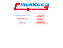 Tablet Screenshot of hyperstore.ca